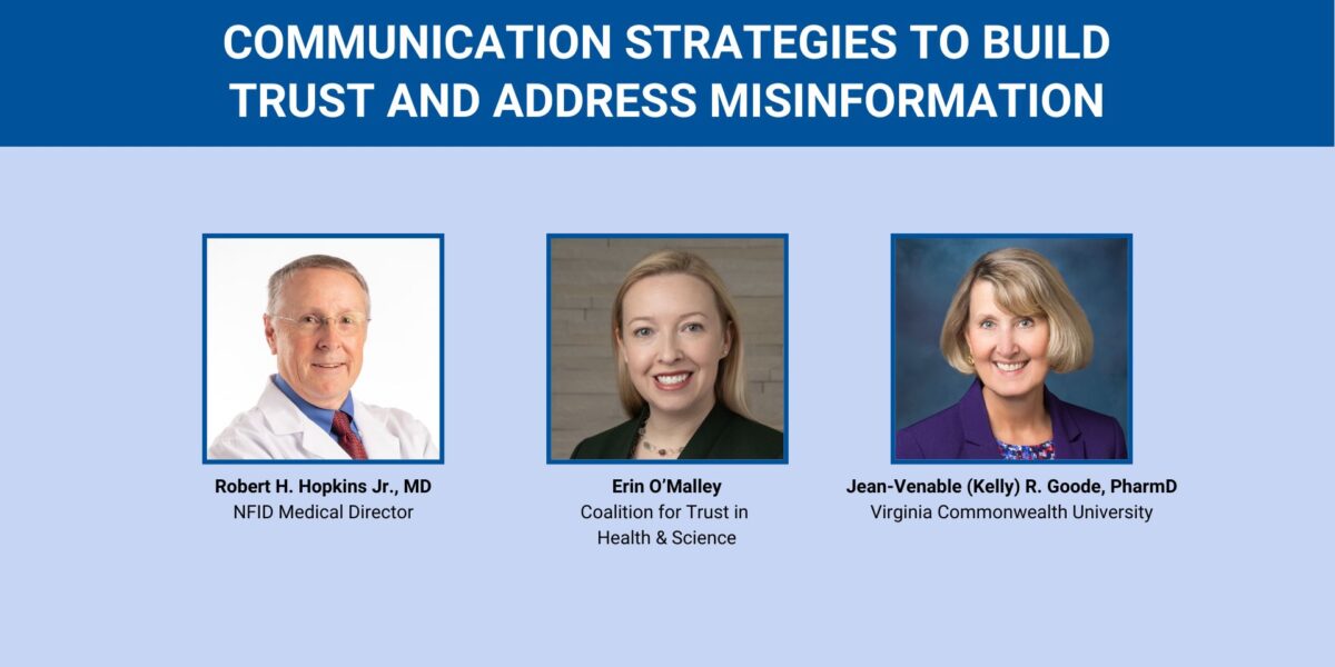 Communication Strategies to Build Trust and Address Misinformation Presenters